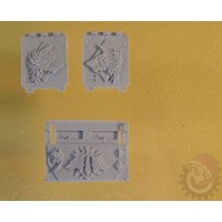 SPACE WOLVES RHINO DOORS AND FRONT PLATE